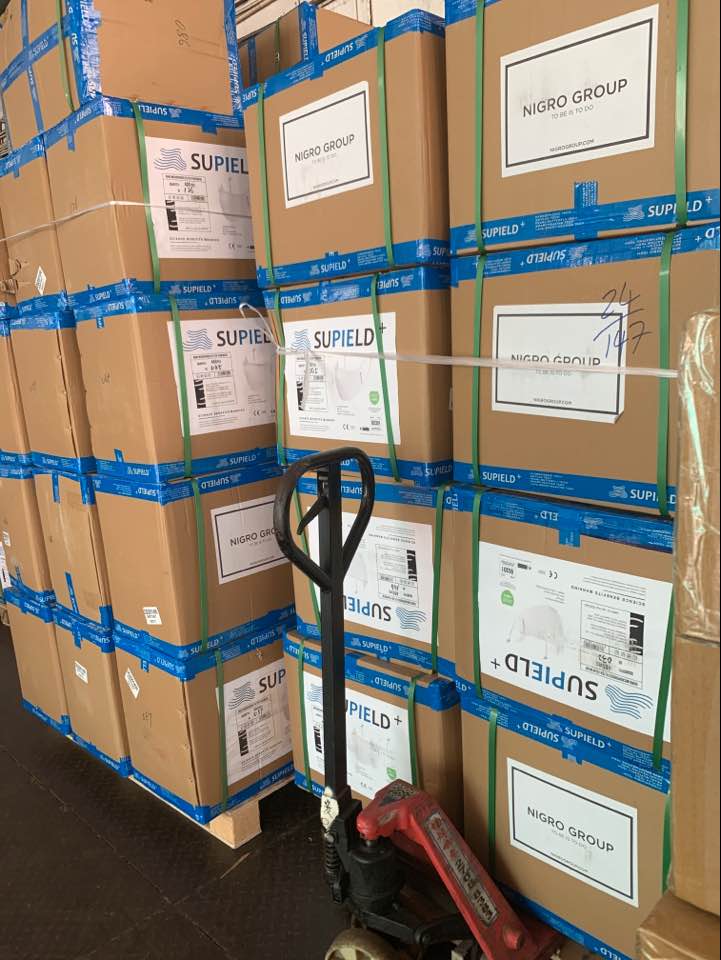 防疫物品（如口罩/面罩/護目鏡等）進出口運輸服務案例圖