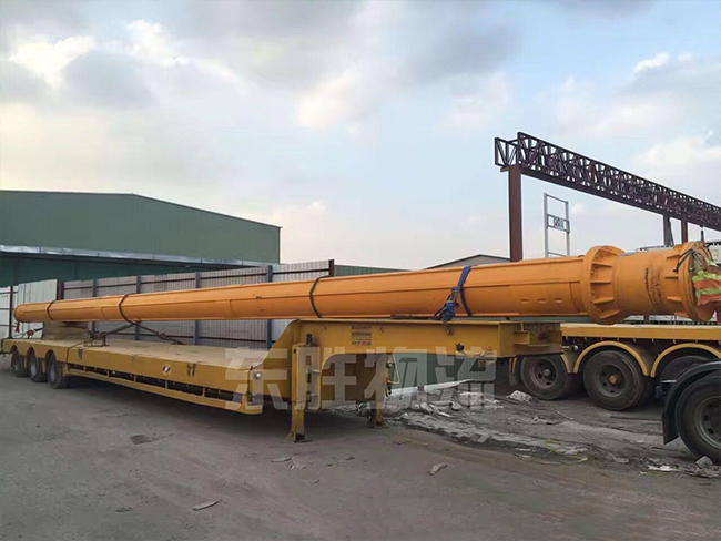 超長件運輸到香港，超長管道捆綁，轉載運輸至香港案例圖