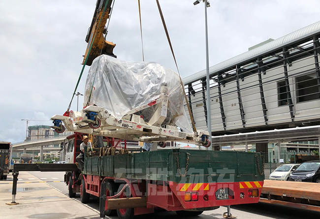 廣州到香港物流專線常見問題解答，深圳東勝物流中港平板車運(yùn)輸圖