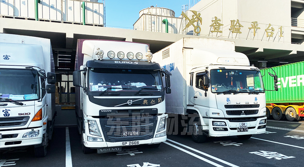 中港物流運輸，深圳海關查車臺